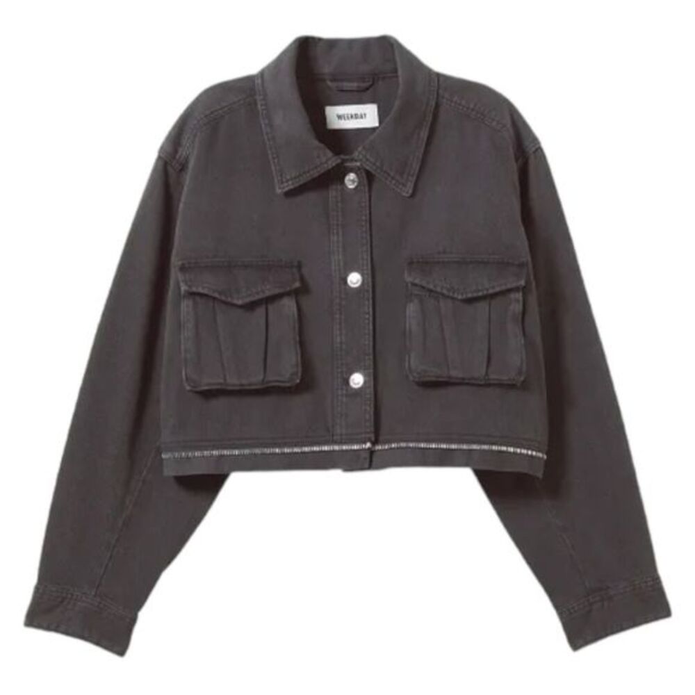 Weekday Cargo Jacket Oversized Small - Picture 2 of 3